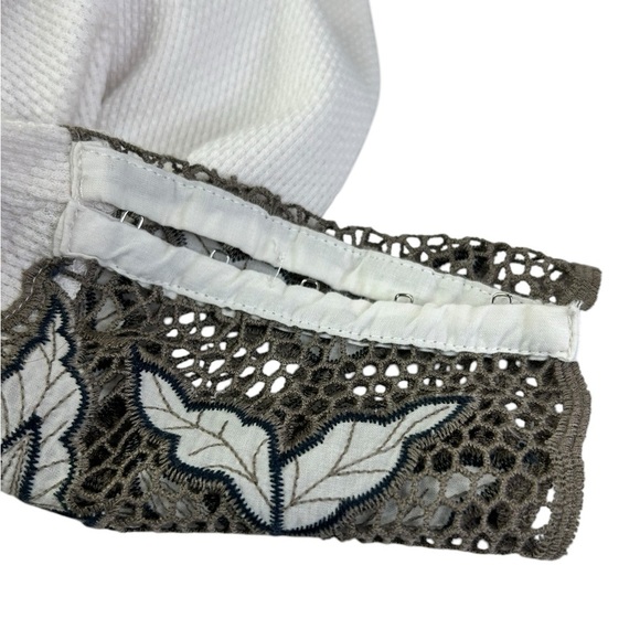 Free People Newbie Thermal Bali Babe Cuff Ivory Medium - Picture 4 of 6